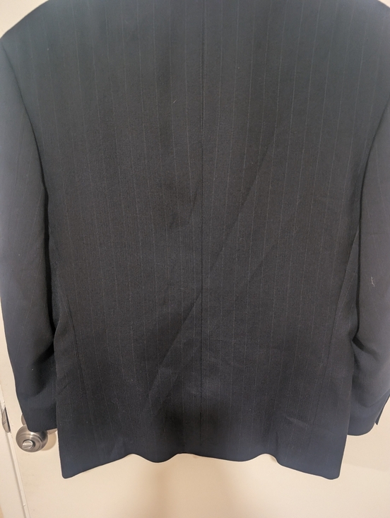Pierre Balmain Vintage Black St Tropez Blazer with Pinstripes - Picture 8 of 12